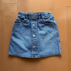 UNIQLO ユニクロGIRLS デニム　ミニスコート　130
