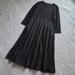 新品タグ付き☆zelal sports ロングワンピース ブラック　L