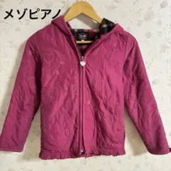 メゾピアノ フード付きジャケット コート ピンク