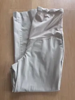 ユニクロ　スマートアンクルパンツ　マタニティ　L ベージュ