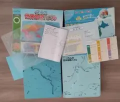 くもんの日本地図パズル 世界地図パズル セット