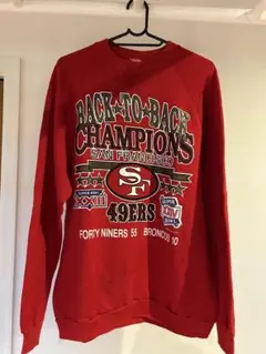 USA製49ERS NFLヴィンテージスウェットXL赤