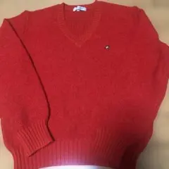 12／22取消！Arnold Palmer 赤 Vネック セーター M