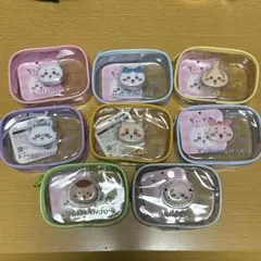ちいかわ ぷっくりクリアミニポーチ 全8種セット