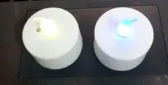 LEDキャンドル型ライト レインボーハロウィンにどうぞ