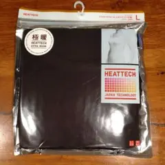 HEATTECH 極暖 UネックT（八分袖） L ブラック