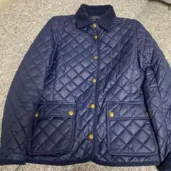美品　ポロラルフローレン　キルティングジャケット150 ネイビー　受験