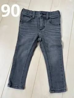 子供服　ベビー服　ブラックデニムスキニー　スキニーデニム　ブラックデニム　LEE