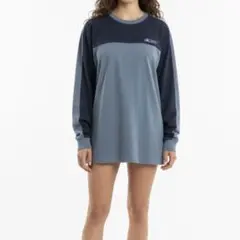 A-205 90s adidas ヴィンテージロンT 刺繍ロゴ L