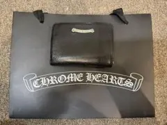 Chrome Hearts ジョーイ ウォレット レザー ブラック×シルバーのサムネイル