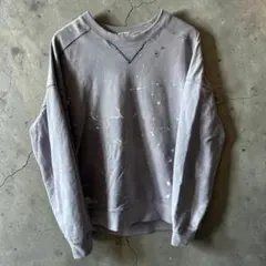 ナス紺　リーバイス　スウェット　ペンキ　フェード　Levi’s 一点もののサムネイル