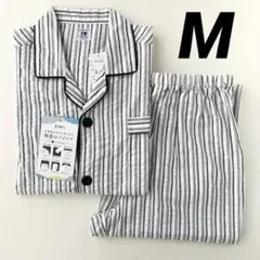 メンズ　パジャマ　リラクネル　長袖　薄手　綿100% コットン　M 新品