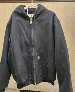 Carhartt デニム 革タグ アクティブジャケット ヴィンテージ 70's USA製 Carhartt デニムアクティブジャケット メンズL