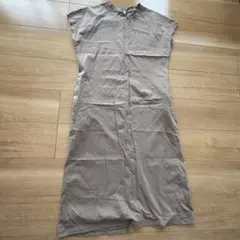 UNIQLO ユニクロ　ブラウン 半袖カットソーワンピース Mサイズ　レディース