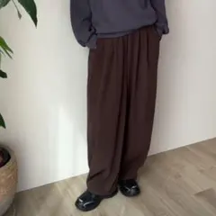 【12/29削除】しまむらㅤコーデュロイパンツㅤブラウンM