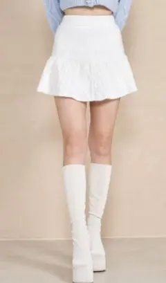 Darich　ケーブルニットミニスカートのサムネイル