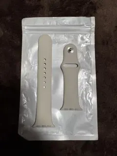 Apple Watch SE2用シリコンバンド ライトグレー