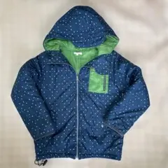 ドット柄フード付きジャケット