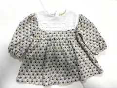 モイモルン　moimoln 花柄長袖ワンピース 80 女の子