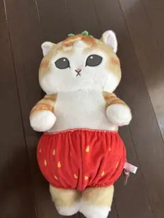 mofusand フルーツにゃんストロベリー猫 BIGぬいぐるみ