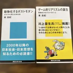 動物化するポストモダン・ゲーム的リアリズムの誕生　２冊セット