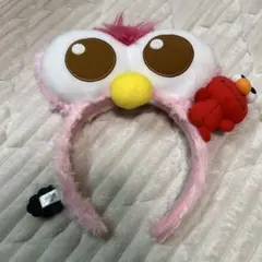 エルモ　モッピー　USJ カチューシャピンク