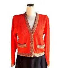 クリスチャンディオール プレタポルテ ヴィンテージVネックジャケットカーディガン