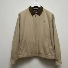 ラルフローレン　80 90s スウィングトップ　襟コーデュロイ 90s】Ralph Lauren スウィングトップ 襟 コーデュロイ ネイビー - メルカリ