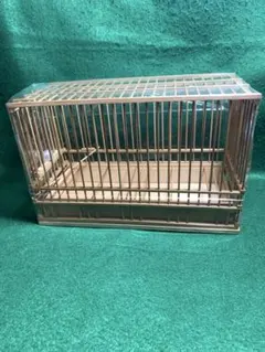 竹製 鳥かご　昭和レトロ　鳥籠