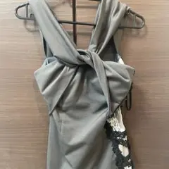 Madeleine ダークグレー XS レースドレス