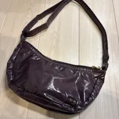 PORTER GIRL　ボンボン　ワンショルダーバッグ　ドット柄 パープル