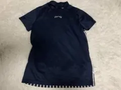 パーリーゲイツ 半袖 ワンピース ハーフジップ ボーダー 1 - メルカリ