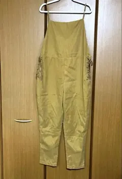 SeaRoomlynn ブラウン レースアップ サロペット