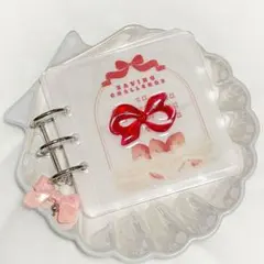 B8 ましかくバインダー ❁ 赤リボン