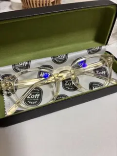 Zoff クリアボストン型メガネ