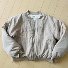 ピンクラテ　スポーツ　150 ボア　ブルゾン　ジャンパー　ベージュ