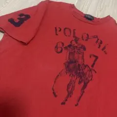 POLO ラルフローレン シングルステッチ サイズ18-20 メンズM相当 送込