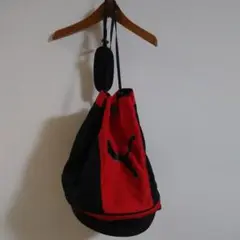 PUMA 赤黒 ナップザック 二段