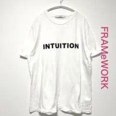 FRAMeWORK フレームワーク INTUITION Tシャツ　(ホワイト)のサムネイル