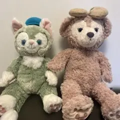 ダッフィー シェリーメイ ジェラトーニ ぬいぐるみSサイズ3点セット