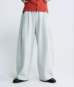 【新品未使用】JEANASIS　5ポケットスウェットコクーンパンツ　フリーサイズ