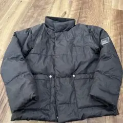 グリーンレーベルリラクシング黒 ダウンコート 中綿コート 145cm