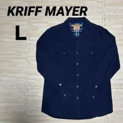 KRIFF MAYER クリフメイヤー　ウエスタンシャツ　フランネルシャツ　Ｌ
