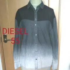 55DIESEL 薄地 デニムシャツ XXS