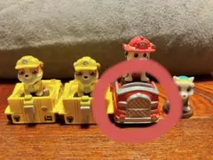 パウ・パトロール バスボール フィギュア(マーシャルのビークル)