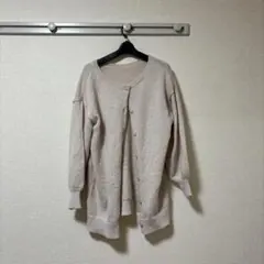 NICE CLAUP カーディガン ビスチェ ピンク