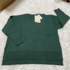 ⭐︎新品⭐︎ 暖かい！厚ニット M グリーン