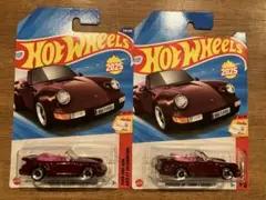 ホットウィール ポルシェ 911 ターボ カブリオレ 2台