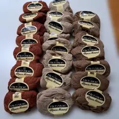 RichMore Alpaca Natural 毛糸 ２３個+おまけ付き