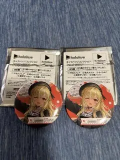 ホロライブ缶バッジ Travel season 不知火フレア ２点